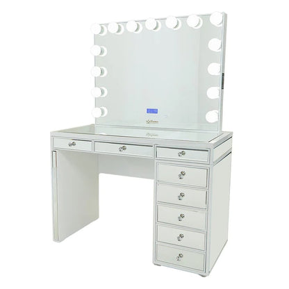 Hollywood Makeup Vanity Station White