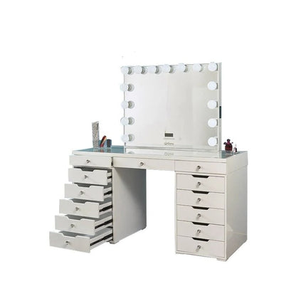 Hollywood Makeup Vanity Station White