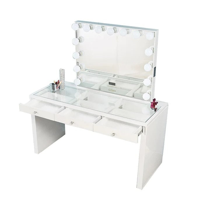 Hollywood Makeup Vanity Station White