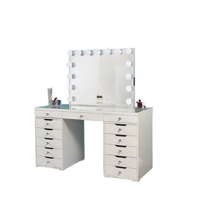 Hollywood Makeup Vanity Station White